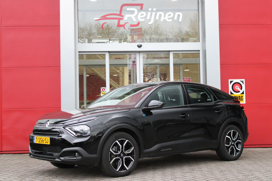 Citroën Ë-C4 FEEL PACK 136PK 50 kWh | ACHTERUITRIJ CAMERA | NAVIGATIE | APPLE CARPLAY/ANDROID AUTO | LED KOPLAMPEN | CLIMATE CONTROL | CRUISE CONTROL | 18" LICHTMETALEN VELGEN | DAB+ RADIO |