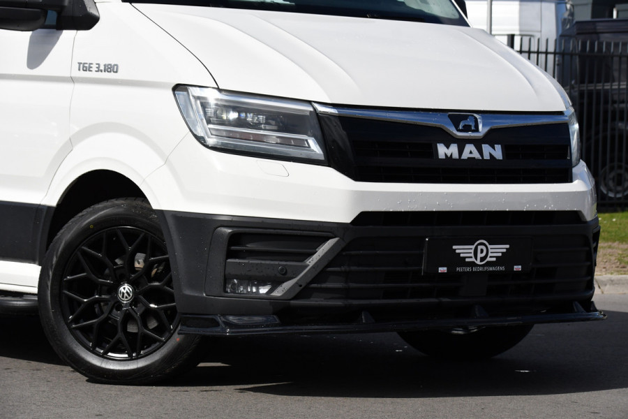 MAN TGE 35 2.0 L3H2 Black & White Edition Adaptieve Cruise, Camera, Carplay, 177PK, LED, Sensoren, Trekhaak, Stoelverwarming, UNIEK!