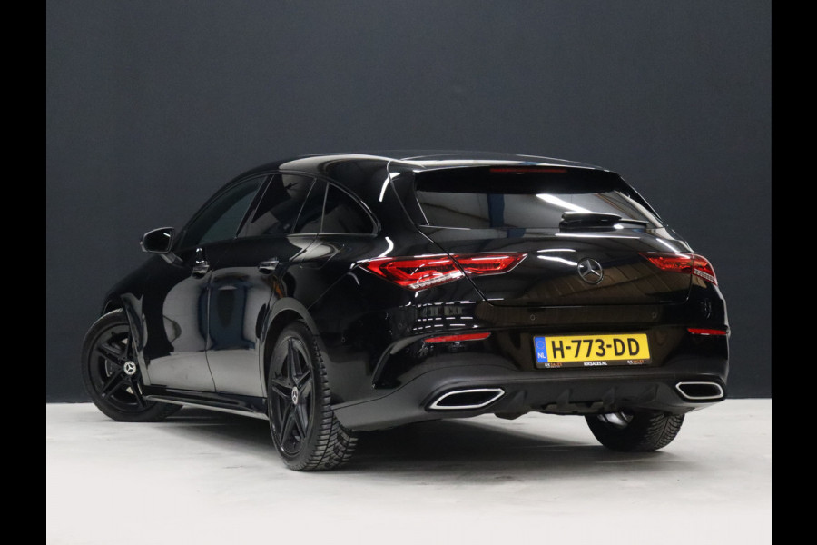 Mercedes-Benz CLA-Klasse Shooting Brake 200 AMG Night [APPLE CARPLAY, CAMERA + SENSOREN, CRUISE CONTROL, SFEERLICHT, KEYLESS, STOELVERWARMING, TREKHAAK, ELEK. ACHTERKLEP, NIEUWSTAAT]