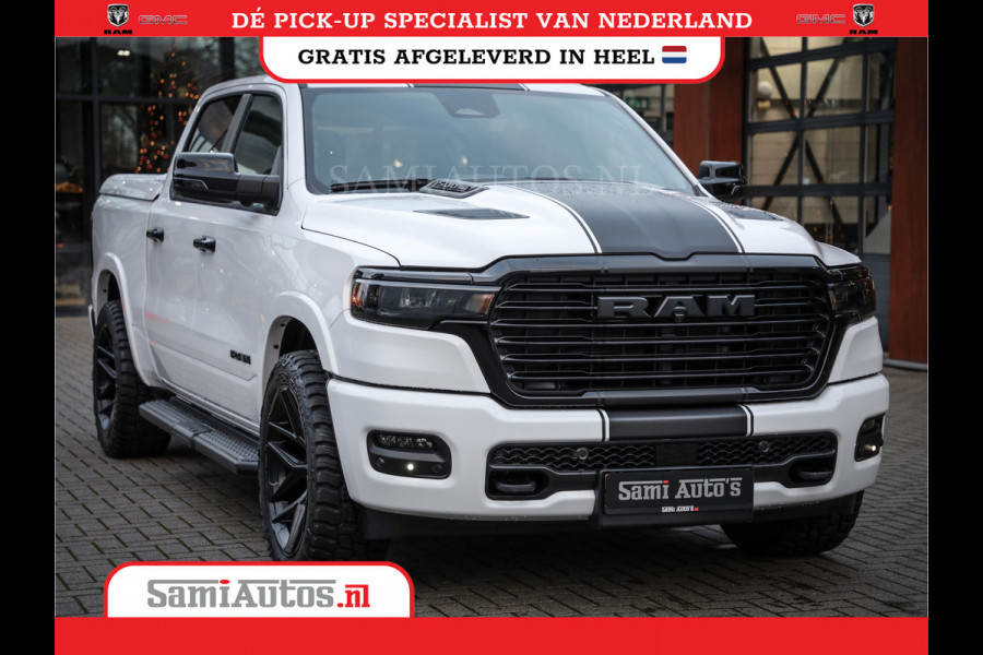 Dodge Ram 420PK 636 Nm | 14,4 SCHERM + 10.2 INCH PASSENGER SCREEN | PRIJS MET LPG EN COVER EN GARANTIE | DUBBELE CABINE | PICK UP | 5 PERSOONS | DC | GRIJSKENTEKEN | VOORAAD 2223 - 5047