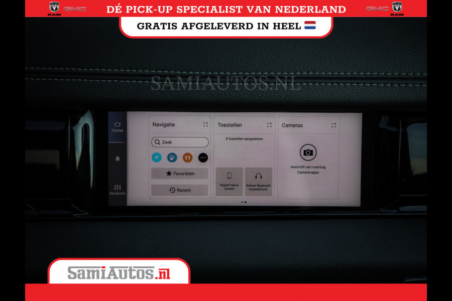 Dodge Ram 420PK 636 Nm | 14,4 SCHERM + 10.2 INCH PASSENGER SCREEN | PRIJS MET LPG EN COVER EN GARANTIE | DUBBELE CABINE | PICK UP | 5 PERSOONS | DC | GRIJSKENTEKEN | VOORAAD 2223 - 5047