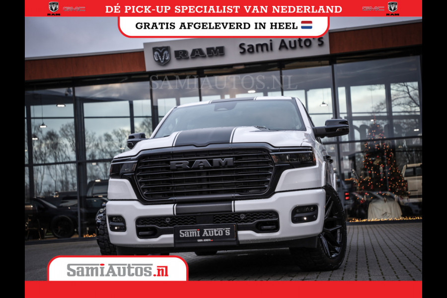 Dodge Ram 420PK 636 Nm | 14,4 SCHERM + 10.2 INCH PASSENGER SCREEN | PRIJS MET LPG EN COVER EN GARANTIE | DUBBELE CABINE | PICK UP | 5 PERSOONS | DC | GRIJSKENTEKEN | VOORAAD 2223 - 5047