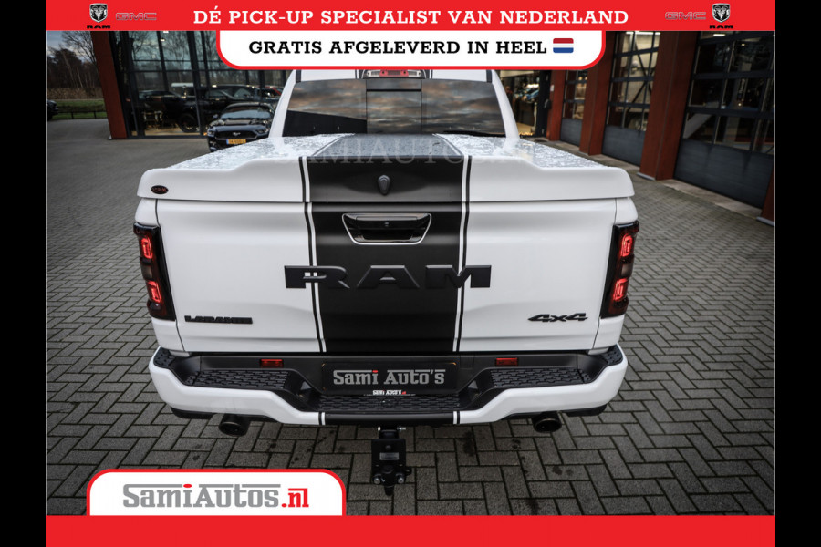 Dodge Ram 420PK 636 Nm | 14,4 SCHERM + 10.2 INCH PASSENGER SCREEN | PRIJS MET LPG EN COVER EN GARANTIE | DUBBELE CABINE | PICK UP | 5 PERSOONS | DC | GRIJSKENTEKEN | VOORAAD 2223 - 5047