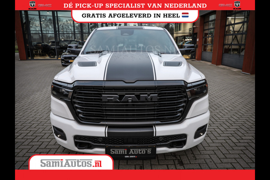Dodge Ram 420PK 636 Nm | 14,4 SCHERM + 10.2 INCH PASSENGER SCREEN | PRIJS MET LPG EN COVER EN GARANTIE | DUBBELE CABINE | PICK UP | 5 PERSOONS | DC | GRIJSKENTEKEN | VOORAAD 2223 - 5047