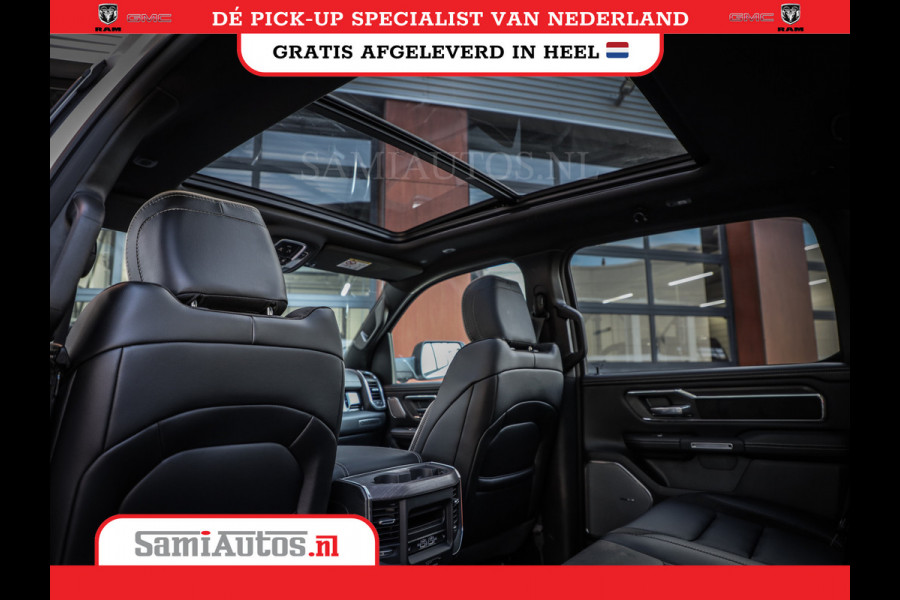 Dodge Ram 420PK 636 Nm | 14,4 SCHERM + 10.2 INCH PASSENGER SCREEN | PRIJS MET LPG EN COVER EN GARANTIE | DUBBELE CABINE | PICK UP | 5 PERSOONS | DC | GRIJSKENTEKEN | VOORAAD 2223 - 5047