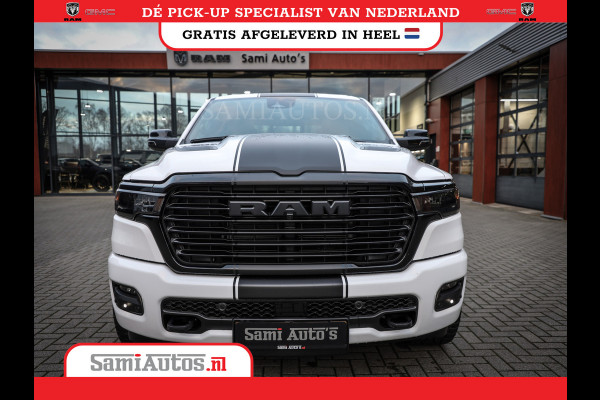 Dodge Ram 420PK 636 Nm | 14,4 SCHERM + 10.2 INCH PASSENGER SCREEN | PRIJS MET LPG EN COVER EN GARANTIE | DUBBELE CABINE | PICK UP | 5 PERSOONS | DC | GRIJSKENTEKEN | VOORAAD 2223 - 5047