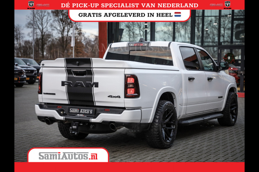Dodge Ram 420PK 636 Nm | 14,4 SCHERM + 10.2 INCH PASSENGER SCREEN | PRIJS MET LPG EN COVER EN GARANTIE | DUBBELE CABINE | PICK UP | 5 PERSOONS | DC | GRIJSKENTEKEN | VOORAAD 2223 - 5047