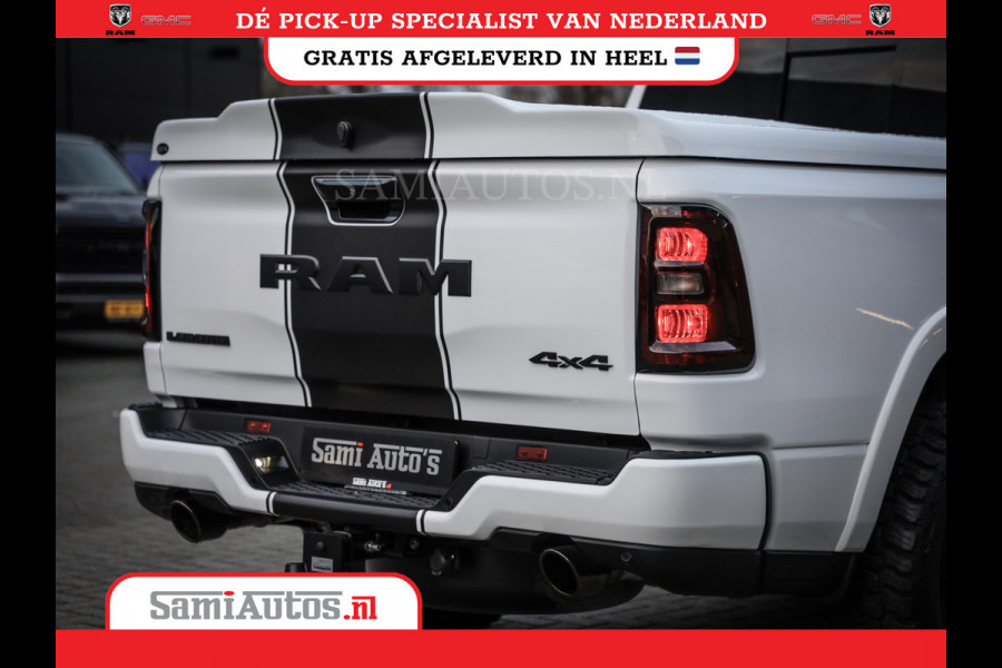 Dodge Ram 420PK 636 Nm | 14,4 SCHERM + 10.2 INCH PASSENGER SCREEN | PRIJS MET LPG EN COVER EN GARANTIE | DUBBELE CABINE | PICK UP | 5 PERSOONS | DC | GRIJSKENTEKEN | VOORAAD 2223 - 5047