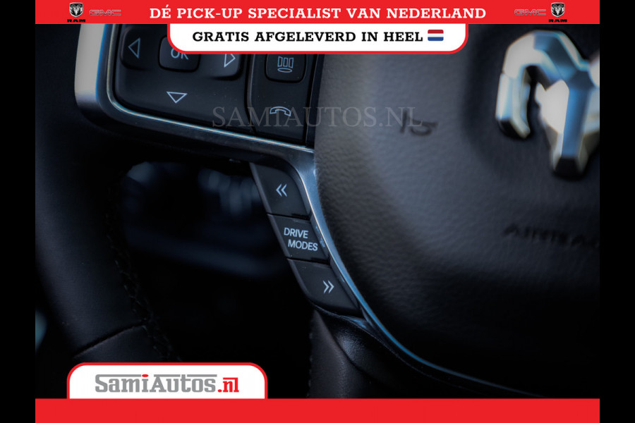 Dodge Ram 420PK 636 Nm | 14,4 SCHERM + 10.2 INCH PASSENGER SCREEN | PRIJS MET LPG EN COVER EN GARANTIE | DUBBELE CABINE | PICK UP | 5 PERSOONS | DC | GRIJSKENTEKEN | VOORAAD 2223 - 5047