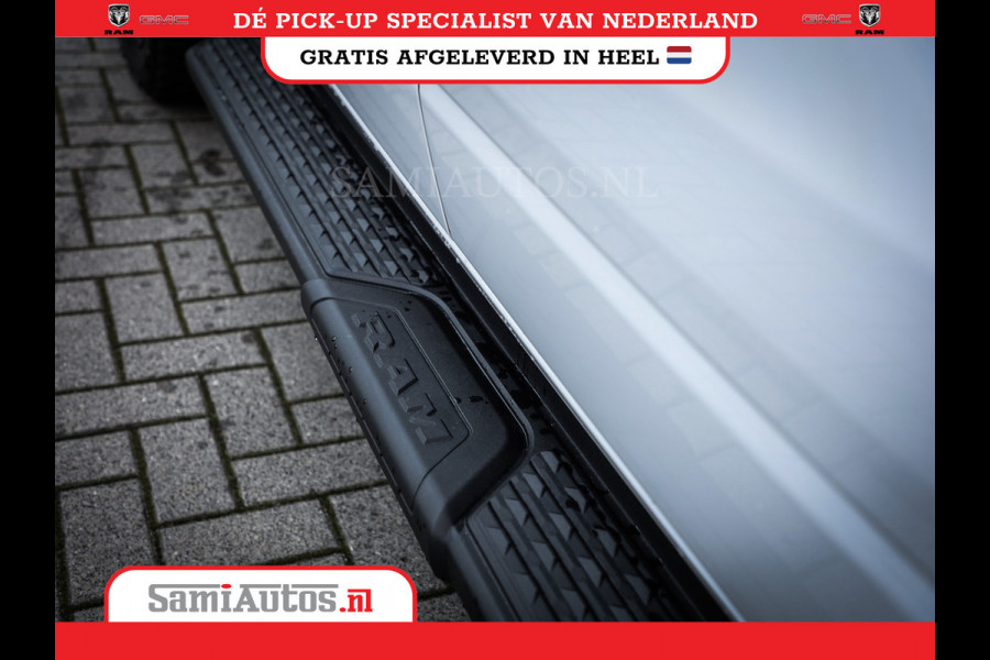 Dodge Ram 420PK 636 Nm | 14,4 SCHERM + 10.2 INCH PASSENGER SCREEN | PRIJS MET LPG EN COVER EN GARANTIE | DUBBELE CABINE | PICK UP | 5 PERSOONS | DC | GRIJSKENTEKEN | VOORAAD 2223 - 5047