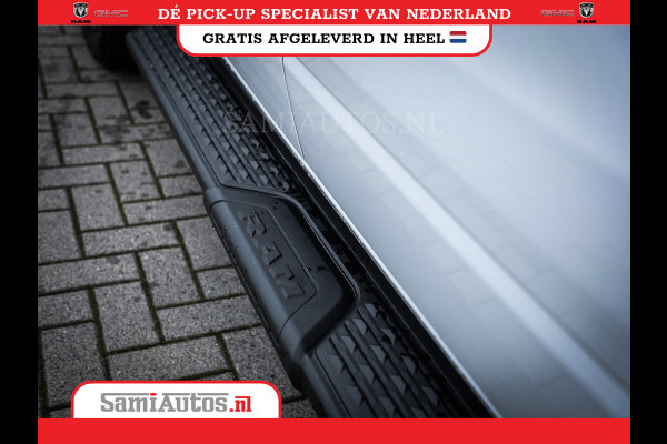 Dodge Ram 420PK 636 Nm | 14,4 SCHERM + 10.2 INCH PASSENGER SCREEN | PRIJS MET LPG EN COVER EN GARANTIE | DUBBELE CABINE | PICK UP | 5 PERSOONS | DC | GRIJSKENTEKEN | VOORAAD 2223 - 5047