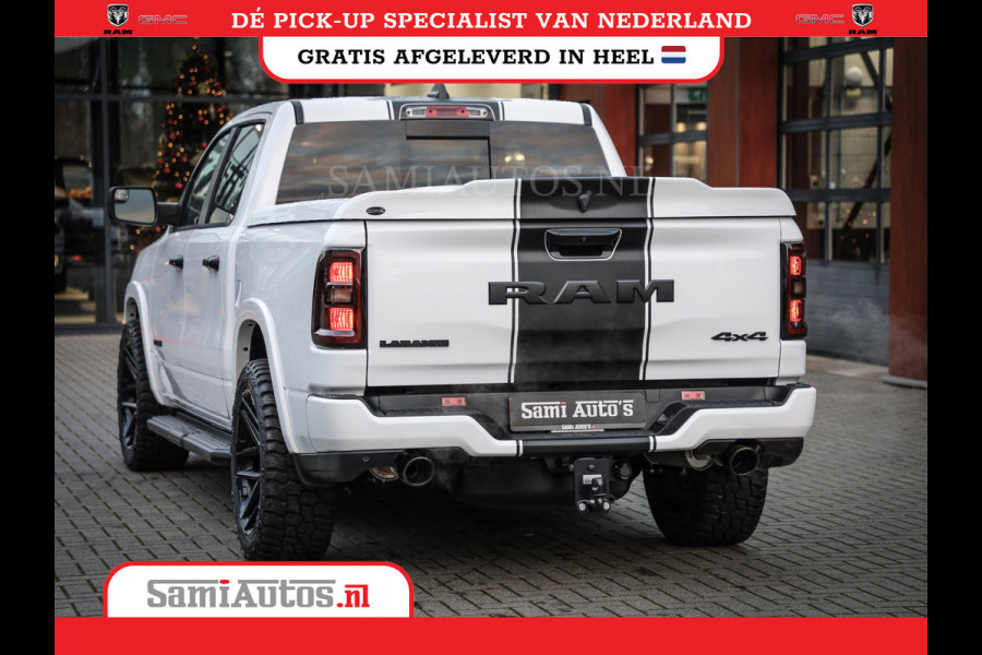 Dodge Ram 420PK 636 Nm | 14,4 SCHERM + 10.2 INCH PASSENGER SCREEN | PRIJS MET LPG EN COVER EN GARANTIE | DUBBELE CABINE | PICK UP | 5 PERSOONS | DC | GRIJSKENTEKEN | VOORAAD 2223 - 5047