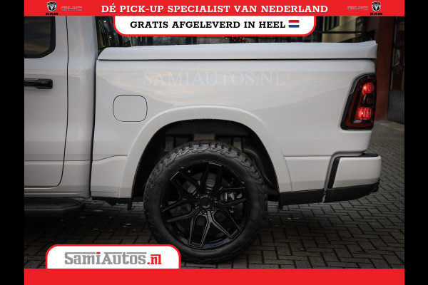Dodge Ram 420PK 636 Nm | 14,4 SCHERM + 10.2 INCH PASSENGER SCREEN | PRIJS MET LPG EN COVER EN GARANTIE | DUBBELE CABINE | PICK UP | 5 PERSOONS | DC | GRIJSKENTEKEN | VOORAAD 2223 - 5047