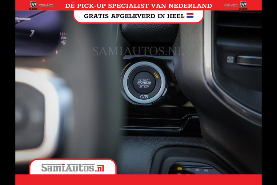 Dodge Ram 420PK 636 Nm | 14,4 SCHERM + 10.2 INCH PASSENGER SCREEN | PRIJS MET LPG EN COVER EN GARANTIE | DUBBELE CABINE | PICK UP | 5 PERSOONS | DC | GRIJSKENTEKEN | VOORAAD 2223 - 5047