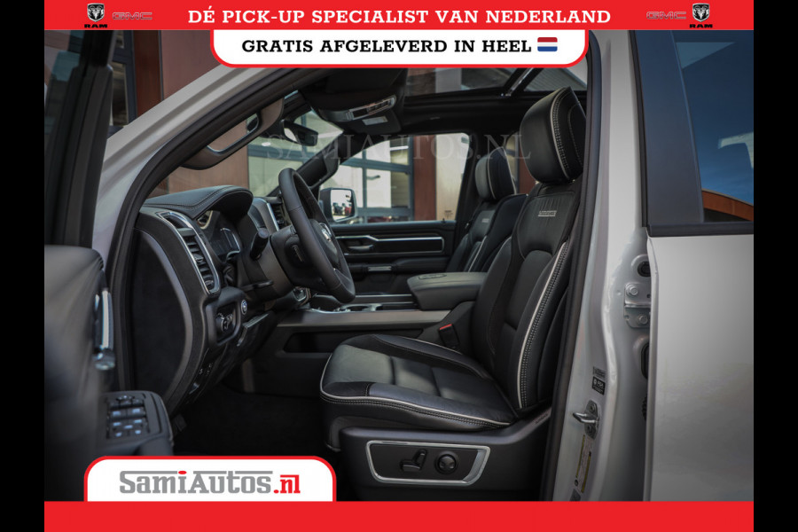 Dodge Ram 420PK 636 Nm | 14,4 SCHERM + 10.2 INCH PASSENGER SCREEN | PRIJS MET LPG EN COVER EN GARANTIE | DUBBELE CABINE | PICK UP | 5 PERSOONS | DC | GRIJSKENTEKEN | VOORAAD 2223 - 5047