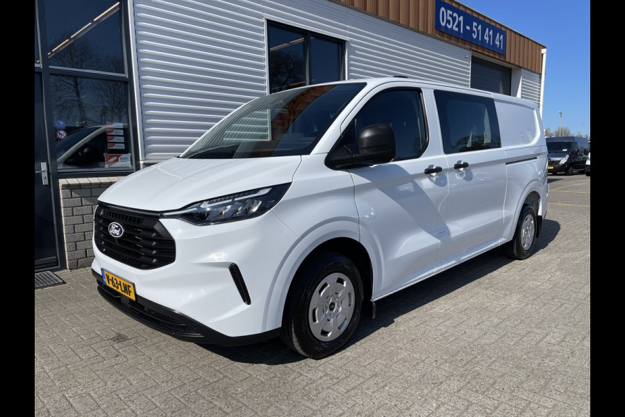 Ford Transit Custom 340 2.0 TDCI L2H1 Trend DC 5 persoons / originele Ford dubbel cabine / bpm vrij / NIEUW / vaste prijs rijklaar € 39.950 ex btw / lease vanaf € 715 / airco / cruise / vol opties !