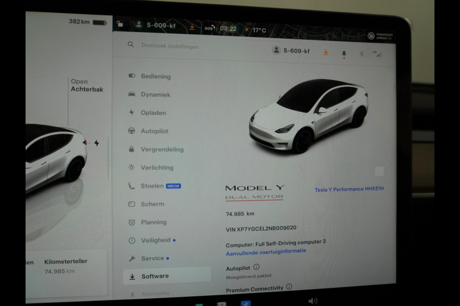 Tesla Model Y Performance AWD 75 kWh AUTOPILOT | LEDER | PANO | TESLA GARANTIE T/M 6-2026