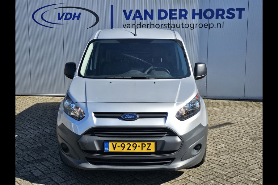 Ford Transit Connect 1.5-101pk TDCI L2 Economy Edition. Zeer nette Ford Connect, deze bedrijfswagen kan u nog jaren tot dienst zijn ! Airco, metallic lak, trekhaak, licht metalen wielen etc.