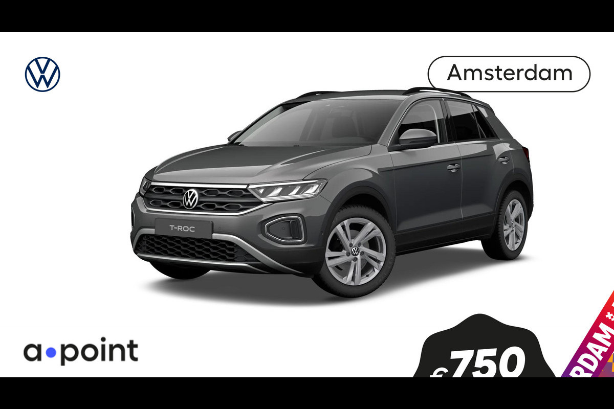 Volkswagen T-Roc Life Edition 1.0 85 kW / 116 pk TSI SUV 6 versn. H Volkswagen T-Roc Life Edition 1.0 85 kW / 116 pk TSI SUV 6 versn. H