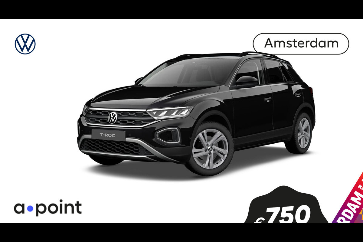 Volkswagen T-Roc Life Edition 1.0 85 kW / 116 pk TSI SUV 6 versn. H Volkswagen T-Roc Life Edition 1.0 85 kW / 116 pk TSI SUV 6 versn. H