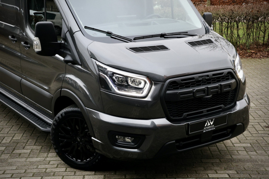 Ford Transit 350 2.0 TDCI L3H2 165PK AUT Limited | BPM VRIJ | L+R Schuifdeur | 360 Camera | ACC | Navigatie | Bi-Xenon | Lane assist | BLIS | CarPlay | Trekhaak | 3-Zitter| Facelift model MY2025