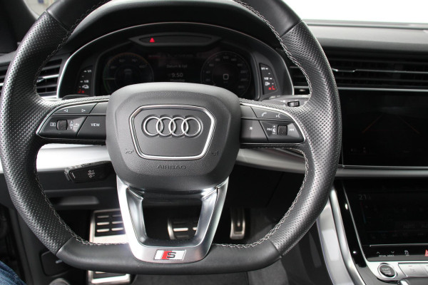 Audi Q8 55 TFSI e PHEV quattro Pro Line S-Line 3* S-Line Leder B&O Trekhaak Electrisch Luchtvering Led Dab Led Blackpack