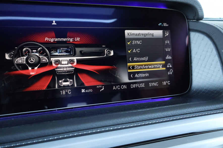 Mercedes-Benz G-Klasse 63 AMG STOELVERWARMING | TREKHAAK | AMBIENTEVERLICHTING | NAPPA LEDER |  DAK | BURMESTER AUDIO | 360 CAMERA | MEMORY | SUÉDE HEMELBEKLEDING | SPORTUITLAAT | EXTRA GROTE BENZINETANK | ETC. G63
