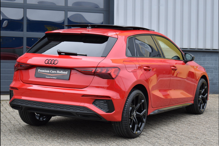 Audi A3 Sportback 40 TFSI e S-Line Black Ed RS-Stoel Pano Navi Leder Camera ACC 19 Inch 12-2020