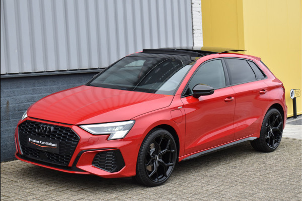 Audi A3 Sportback 40 TFSI e S-Line Black Ed RS-Stoel Pano Navi Leder Camera ACC 19 Inch 12-2020