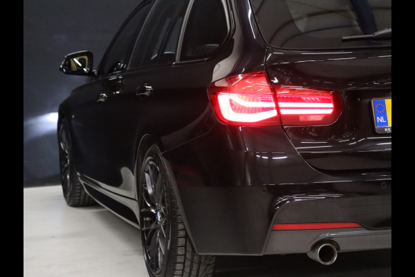 BMW 3 Serie Touring 318i M Sport [SCHUIFKANTELDAK, STOELVERWARMING, CRUISE CONTROL, ELEKTRISCHE ACHTERKLEP,  PDC ACHTER, VOL LEDER, M- STUUR, LED, NAVIGATIE, NIEUWSTAAT]
