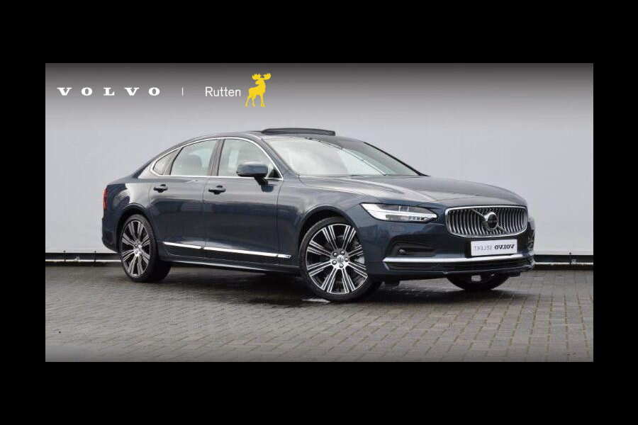 Volvo S90 B5 264PK Automaat Ultimate Bright / Adaptive cruise control/ Parkeersensoren met camera/ Harman Kardon audio, Panoramadak/ Head up display/ BLIS/ Apple carplay/ Leder dashboard