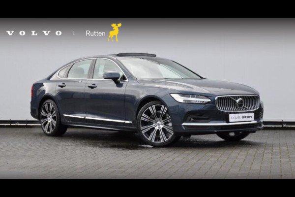 Volvo S90 B5 264PK Automaat Ultimate Bright / Adaptive cruise control/ Parkeersensoren met camera/ Harman Kardon audio, Panoramadak/ Head up display/ BLIS/ Apple carplay/ Leder dashboard