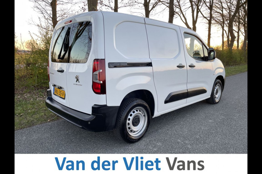 Peugeot Partner 1.5 BlueHDI E6 102pk Premium BPM Vrij! Lease €185 p/m, Airco, Carplay/Android, PDC, Cruise controle, onderhoudshistorie aanwezig