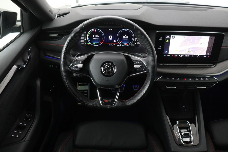 Škoda Octavia 1.4 TSI RS PHEV | Head-Up | Leder/Alcantara | Stoel & stuurverwarming | Carplay | Sfeerverlichting | Massage | Memory | Adaptive cruise