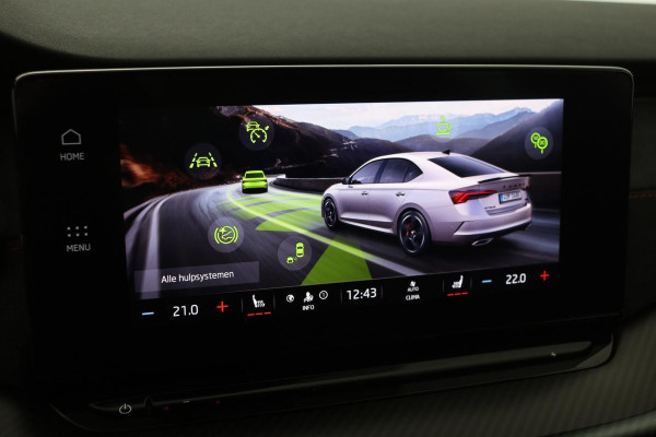 Škoda Octavia 1.4 TSI RS PHEV | Head-Up | Leder/Alcantara | Stoel & stuurverwarming | Carplay | Sfeerverlichting | Massage | Memory | Adaptive cruise