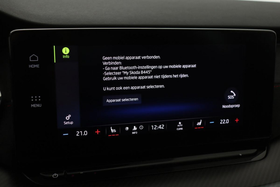 Škoda Octavia 1.4 TSI RS PHEV | Head-Up | Leder/Alcantara | Stoel & stuurverwarming | Carplay | Sfeerverlichting | Massage | Memory | Adaptive cruise
