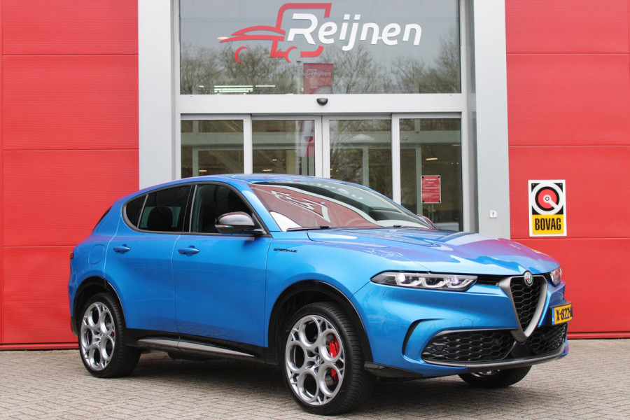 Alfa Romeo Tonale 1.3T PHEV Q4 280PK EDIZIONE SPECIALE | AFNEEMBARE TREKHAAK | ADAPTIVE DEMPING SYSTEEM | SCHAKELFLIPPERS | HARMAN CARDON PREMIUM AUDIO  | LEDEREN BEKLEDING | VOORSTOELEN / STUUR VERWARMD | VOORSTOELEN GEVENTILEERD | VOORSTOELEN ELEKTRISCH VERSTELBAAR MET GEHEUGEN FUNCTIE | APPLE CARPLAY / ANDROID AUTO | ACHTERUITRIJ CAMERA | 20"INCH LICHTMETALEN VELGEN | ADAPTIVE CRUISE CONTROL | KEYLESS ENTRY / START | ELEKTRISCH BEDIENBARE ACHTERKLEP | DRAADLOZE TELEFOONLADER | SFEER VERLICHTING | DONKERE HEMELBEKLEDING |