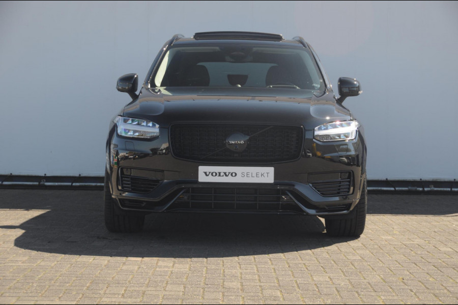 Volvo XC90 T8 455PK Recharge AWD Ultra Dark Long range / Luchtvering / Polestar Tuning / HEICO verlaging / Trekhaak / Head-up display / Stoelverwarming en ventilatie / Massagestoelen / Memory seats / Adaptive cruise control / 360 Camera /