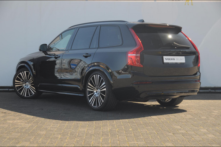 Volvo XC90 T8 455PK Recharge AWD Ultra Dark Long range / Luchtvering / Polestar Tuning / HEICO verlaging / Trekhaak / Head-up display / Stoelverwarming en ventilatie / Massagestoelen / Memory seats / Adaptive cruise control / 360 Camera /