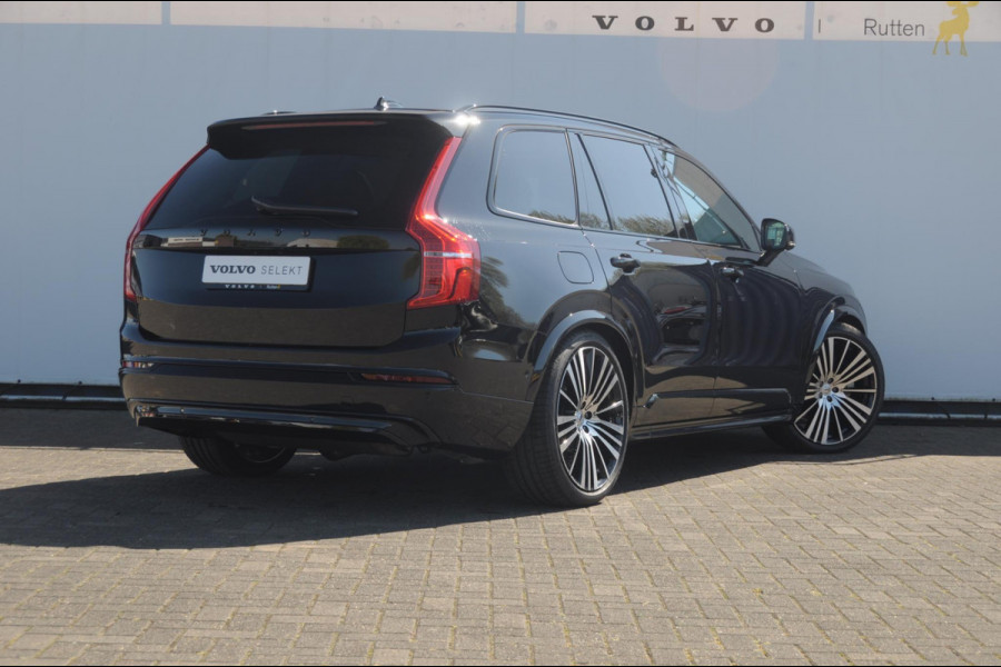 Volvo XC90 T8 455PK Recharge AWD Ultra Dark Long range / Luchtvering / Polestar Tuning / HEICO verlaging / Trekhaak / Head-up display / Stoelverwarming en ventilatie / Massagestoelen / Memory seats / Adaptive cruise control / 360 Camera /