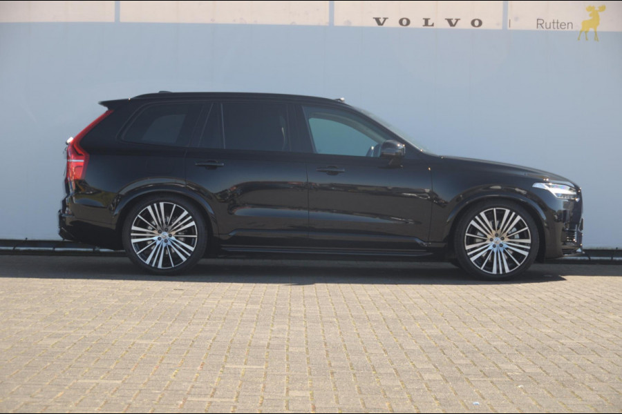 Volvo XC90 T8 455PK Recharge AWD Ultra Dark Long range / Luchtvering / Polestar Tuning / HEICO verlaging / Trekhaak / Head-up display / Stoelverwarming en ventilatie / Massagestoelen / Memory seats / Adaptive cruise control / 360 Camera /