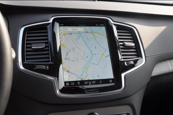 Volvo XC90 T8 455PK Recharge AWD Ultra Dark Long range / Luchtvering / Polestar Tuning / HEICO verlaging / Trekhaak / Head-up display / Stoelverwarming en ventilatie / Massagestoelen / Memory seats / Adaptive cruise control / 360 Camera /