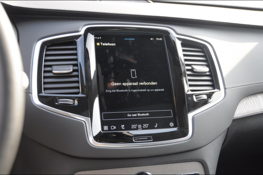 Volvo XC90 T8 455PK Recharge AWD Ultra Dark Long range / Luchtvering / Polestar Tuning / HEICO verlaging / Trekhaak / Head-up display / Stoelverwarming en ventilatie / Massagestoelen / Memory seats / Adaptive cruise control / 360 Camera /