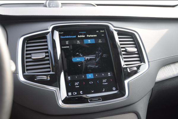 Volvo XC90 T8 455PK Recharge AWD Ultra Dark Long range / Luchtvering / Polestar Tuning / HEICO verlaging / Trekhaak / Head-up display / Stoelverwarming en ventilatie / Massagestoelen / Memory seats / Adaptive cruise control / 360 Camera /