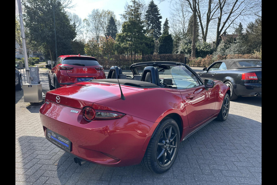 Mazda MX-5 1.5 SkyActiv-G 131 TS+ 1eEig|59dKM!|Navi|Leder|Dodehoek|Rijstrook