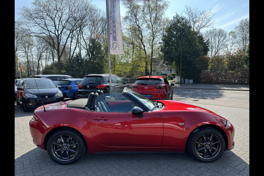 Mazda MX-5 1.5 SkyActiv-G 131 TS+ 1eEig|59dKM!|Navi|Leder|Dodehoek|Rijstrook