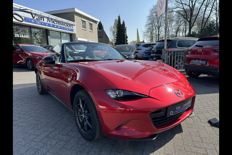 Mazda MX-5 1.5 SkyActiv-G 131 TS+ 1eEig|59dKM!|Navi|Leder|Dodehoek|Rijstrook