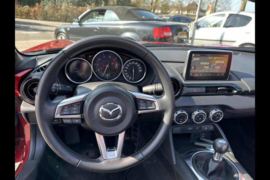 Mazda MX-5 1.5 SkyActiv-G 131 TS+ 1eEig|59dKM!|Navi|Leder|Dodehoek|Rijstrook