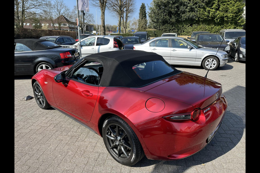 Mazda MX-5 1.5 SkyActiv-G 131 TS+ 1eEig|59dKM!|Navi|Leder|Dodehoek|Rijstrook