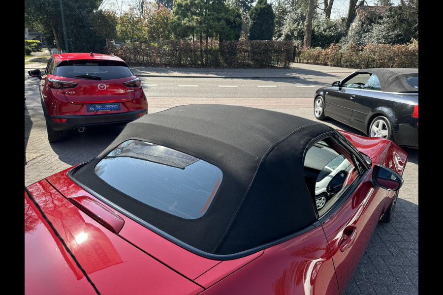 Mazda MX-5 1.5 SkyActiv-G 131 TS+ 1eEig|59dKM!|Navi|Leder|Dodehoek|Rijstrook